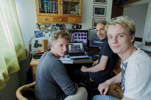 Schnitt: Moritz (Alex), Lasse (Kamera) und Marc (Regie)